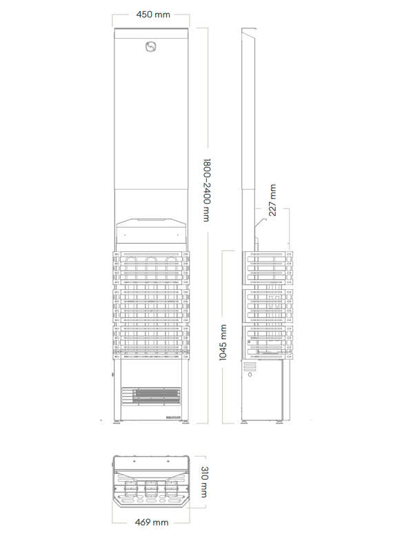 SAUNUM Experience 9kW/Black