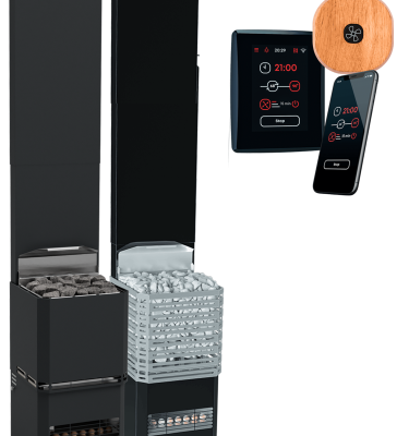 Saunum PRO EXPERIENCE, Black, 12kW
